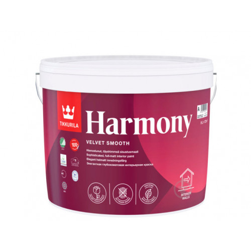 

Краска интерьерная акрилатная Гармония Harmony Tikkurila белая