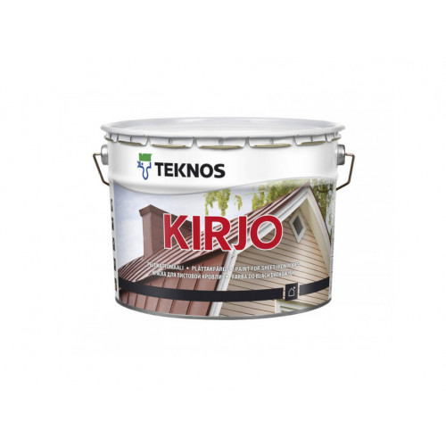 

Специальная алкидная краска с антикоррозионными пигментами Teknos Kirjo База3