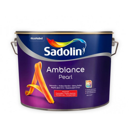 

Краска для стен Sadolin Ambiance Pearl база BC полуматовая износостойкая