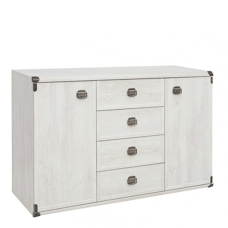 

Комод Indiana Black Red White 130х87x50 011055