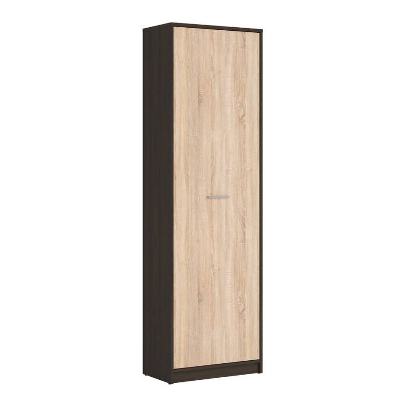 

Стеллаж для гостиной Nepo Plus Black Red White 60x197x34 010777