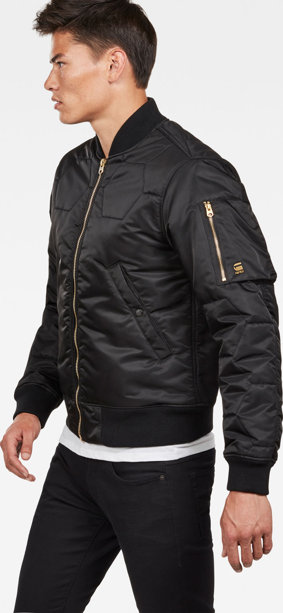 Vodan quilted hot sale bomber