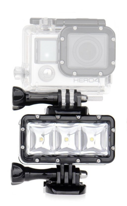 

Фонарь подводный с креплением для экшен-камеры GoPro, SJcam, Xiaomi GoProff Accss