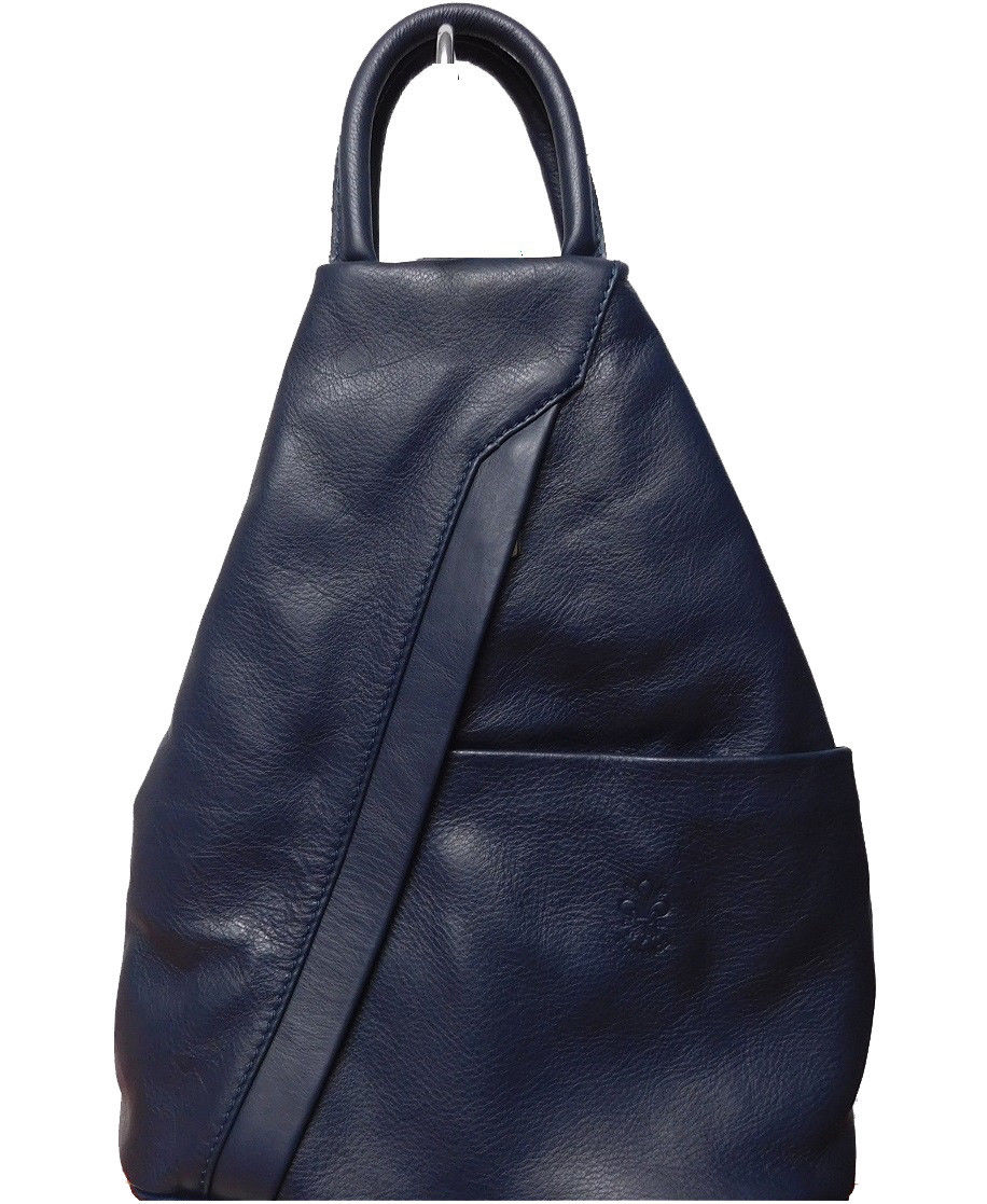 

Кожаная сумка-рюкзак Italian bags DB6925 blue