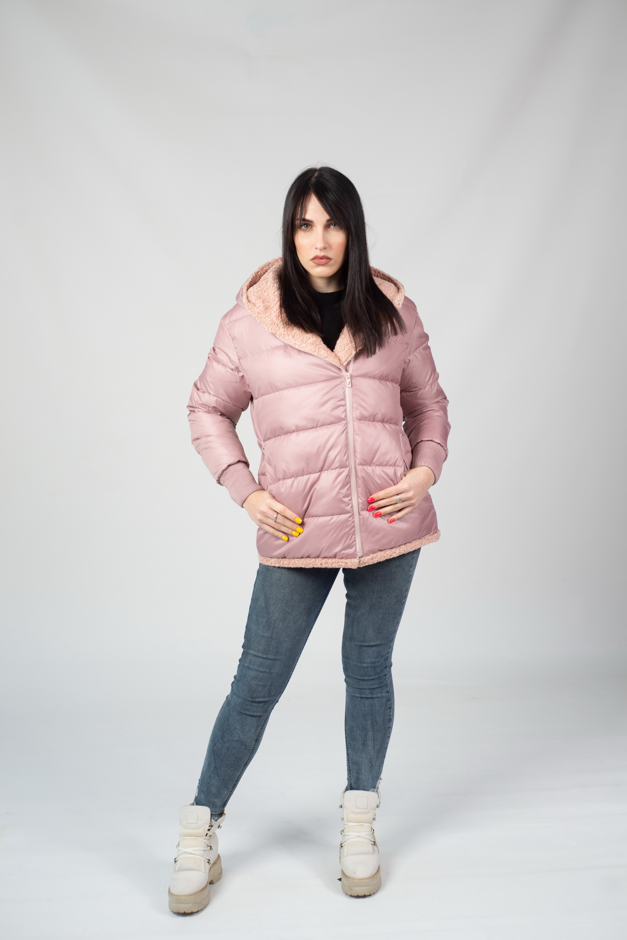 

Пуховик L'Arcobaleno 24495S046C010  Розовый, Пуховик L'Arcobaleno 24495S046C010 46 Розовый