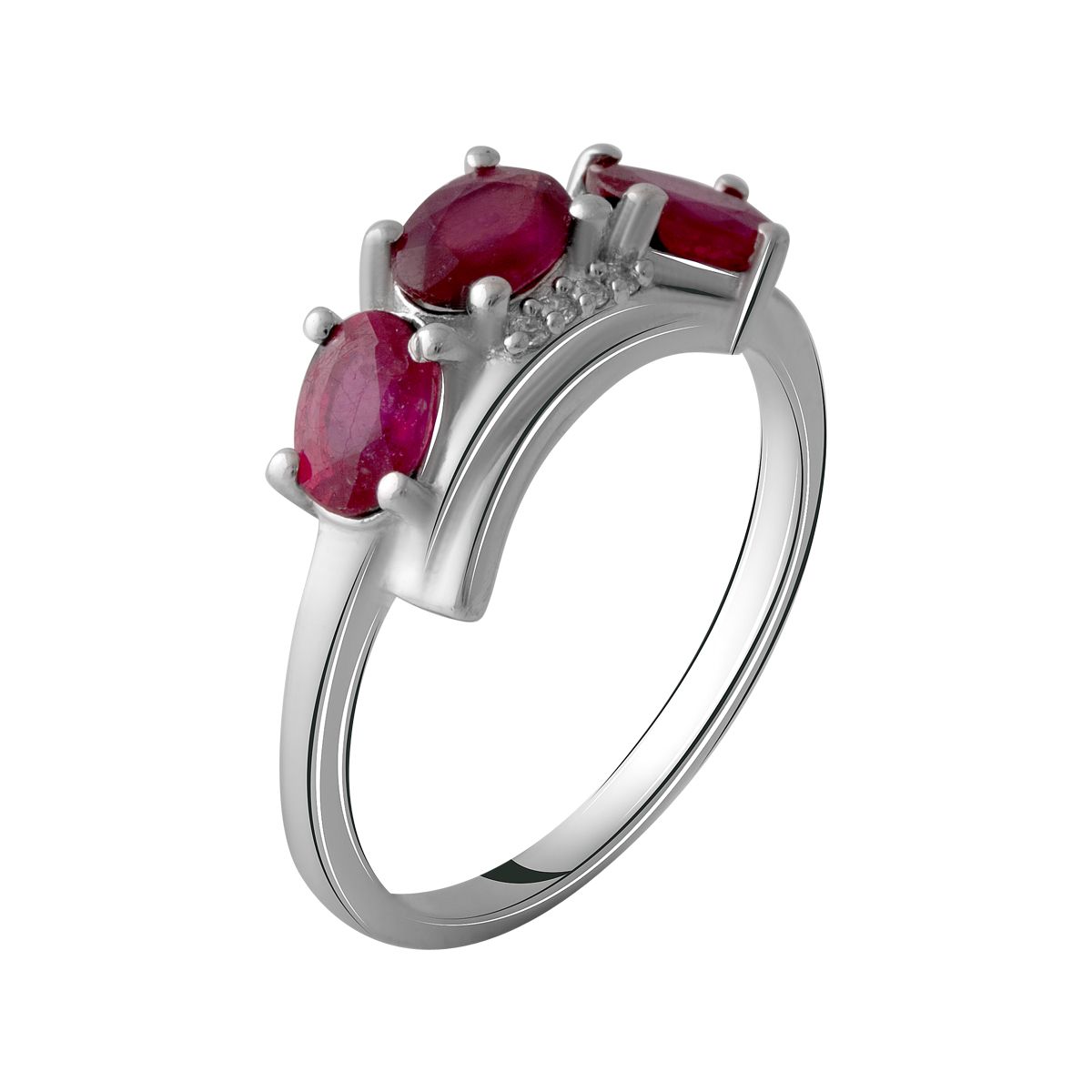 

Серебряное кольцо LAMIA с натуральным рубином 2.144ct 18 размер