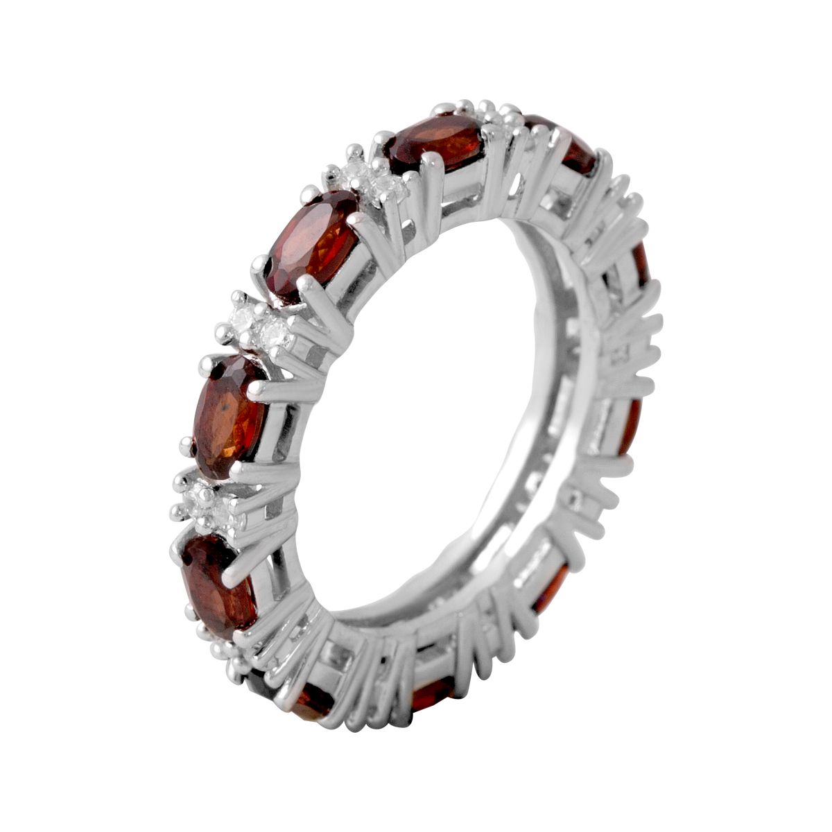 

Серебряное кольцо LAMIA с натуральным гранатом 1.55ct 18.5 размер