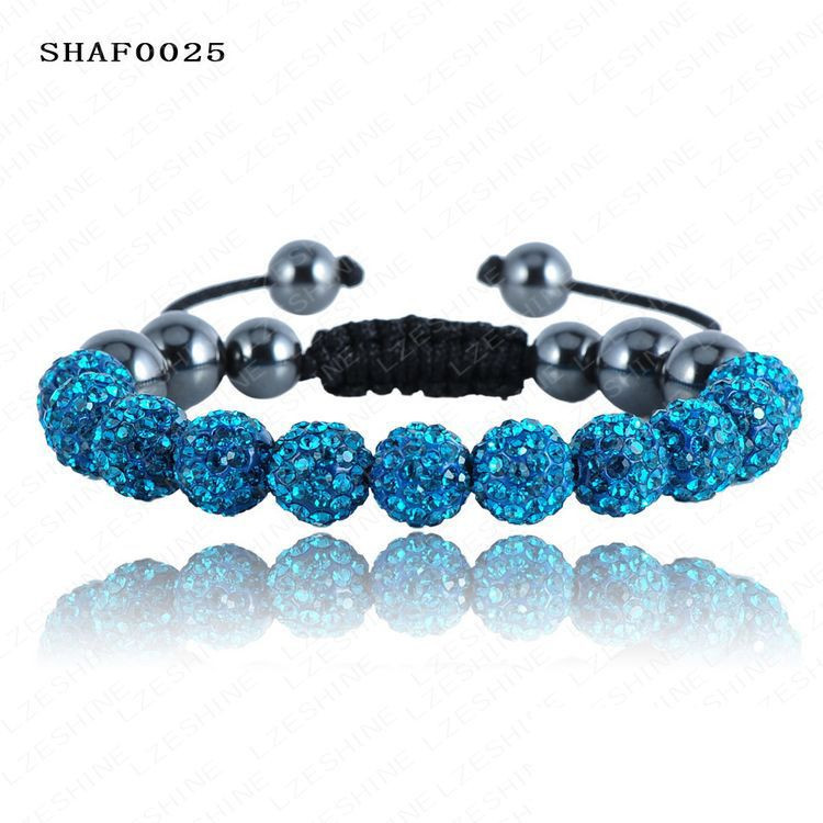 

Браслет женский Шамбала SHAF0025 dark turquoise (бирюзовый)