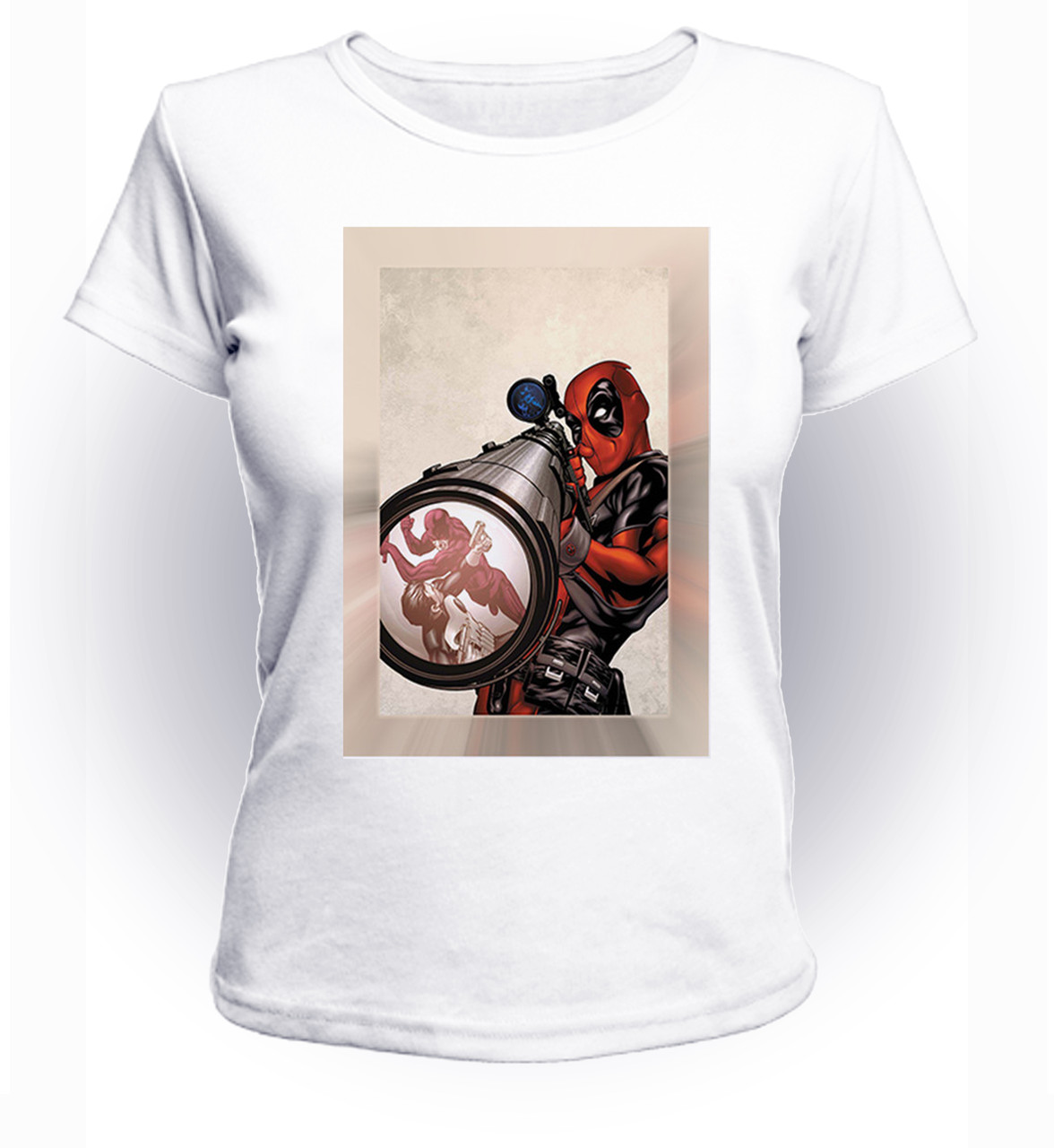 

Футболка GeekLand Дэдпул Deadpool прицел DP.01.014 (FU21DP.01.014/girl-164)