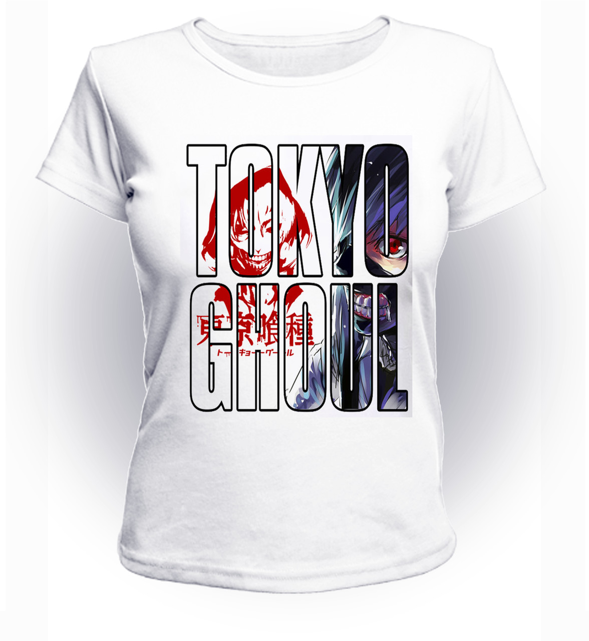 

Футболка GeekLand Токийский Гуль Tokyo Ghoul text art TG.01.011 (FU21TG.01.011/girl-176)
