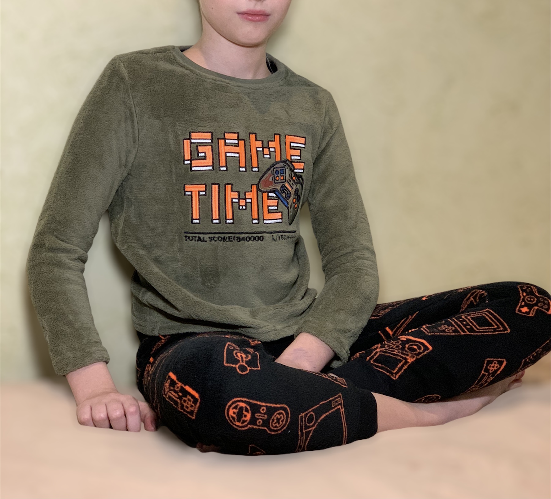 

Детская флисовая пижама Primark gamer (JW20001fb04/110)