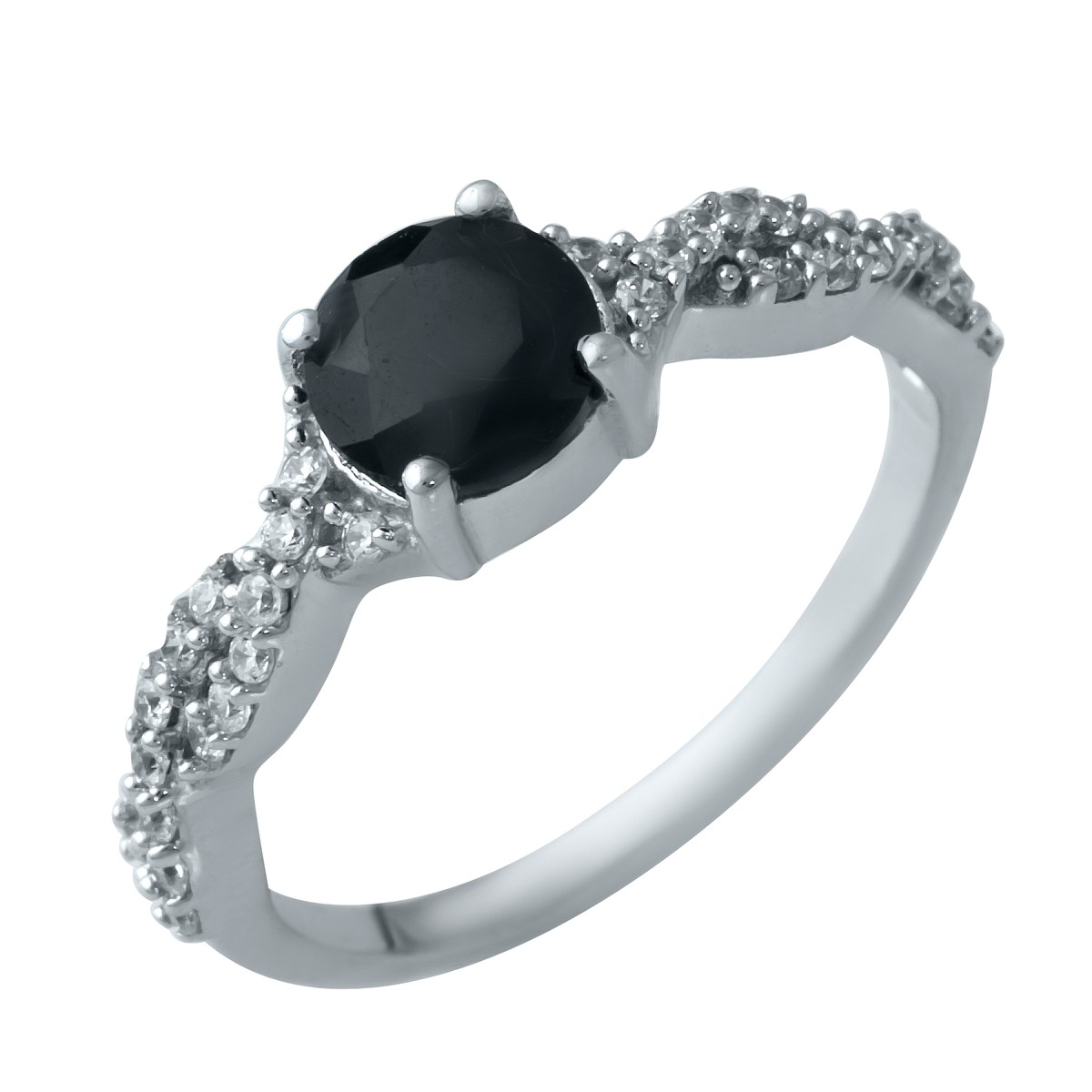 

Серебряное кольцо LAMIA с натуральным сапфиром 1.19ct 18 размер
