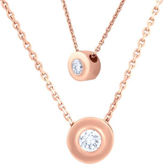 

Золотая подвеска LAMIA пробы с натуральными бриллиантом 0.1ct