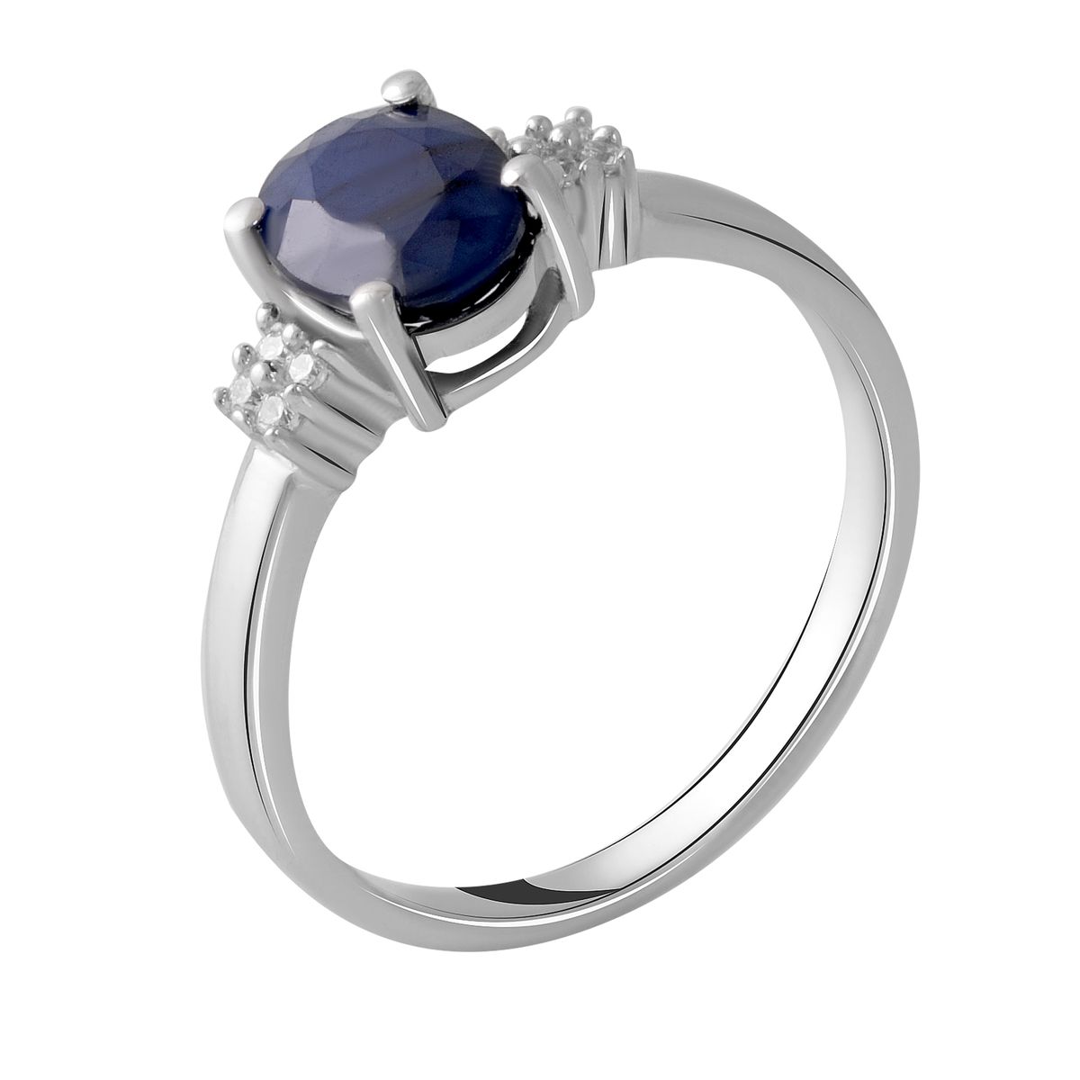 

Серебряное кольцо LAMIA с натуральным сапфиром 1.528ct 18 размер