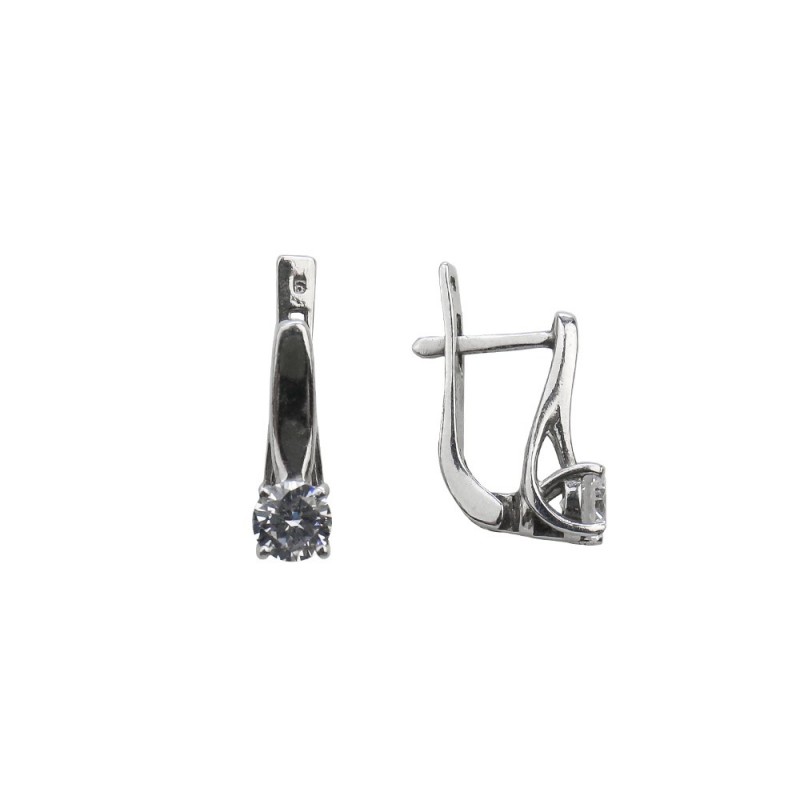 

Серьги из серебра 2694/9р-CZ