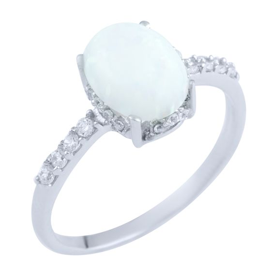 

Серебряное кольцо LAMIA с опалом 1.34ct 17 размер