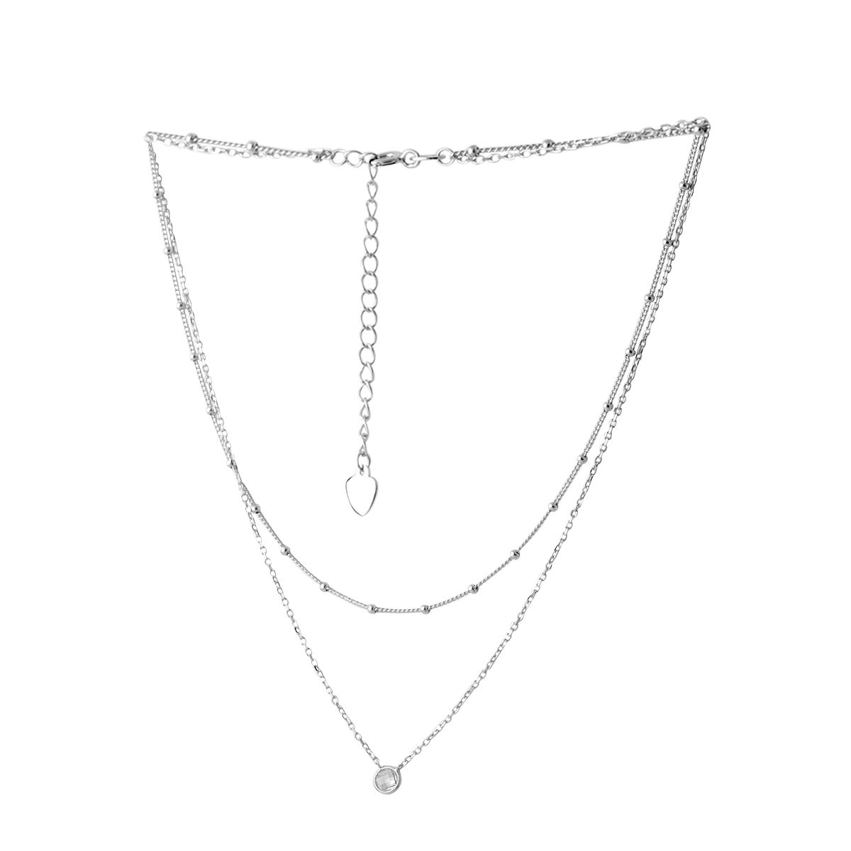 

Серебряное колье LAMIA с фианитами 450 размер