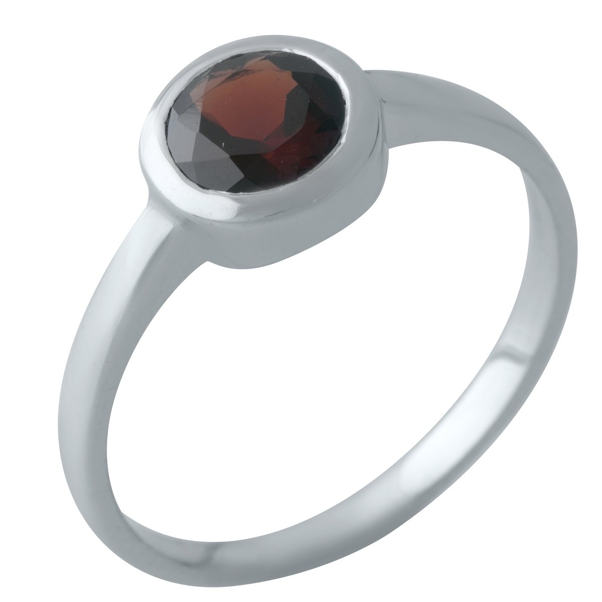 

Серебряное кольцо LAMIA с натуральным гранатом 1.05ct 16 размер
