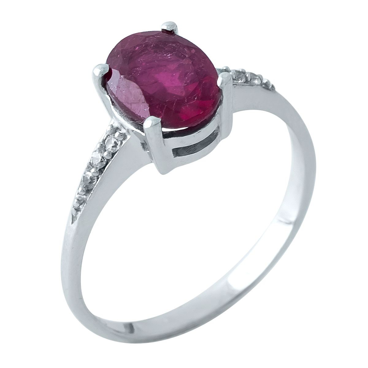 

Серебряное кольцо LAMIA с натуральным рубином 2.778ct 17.5 размер