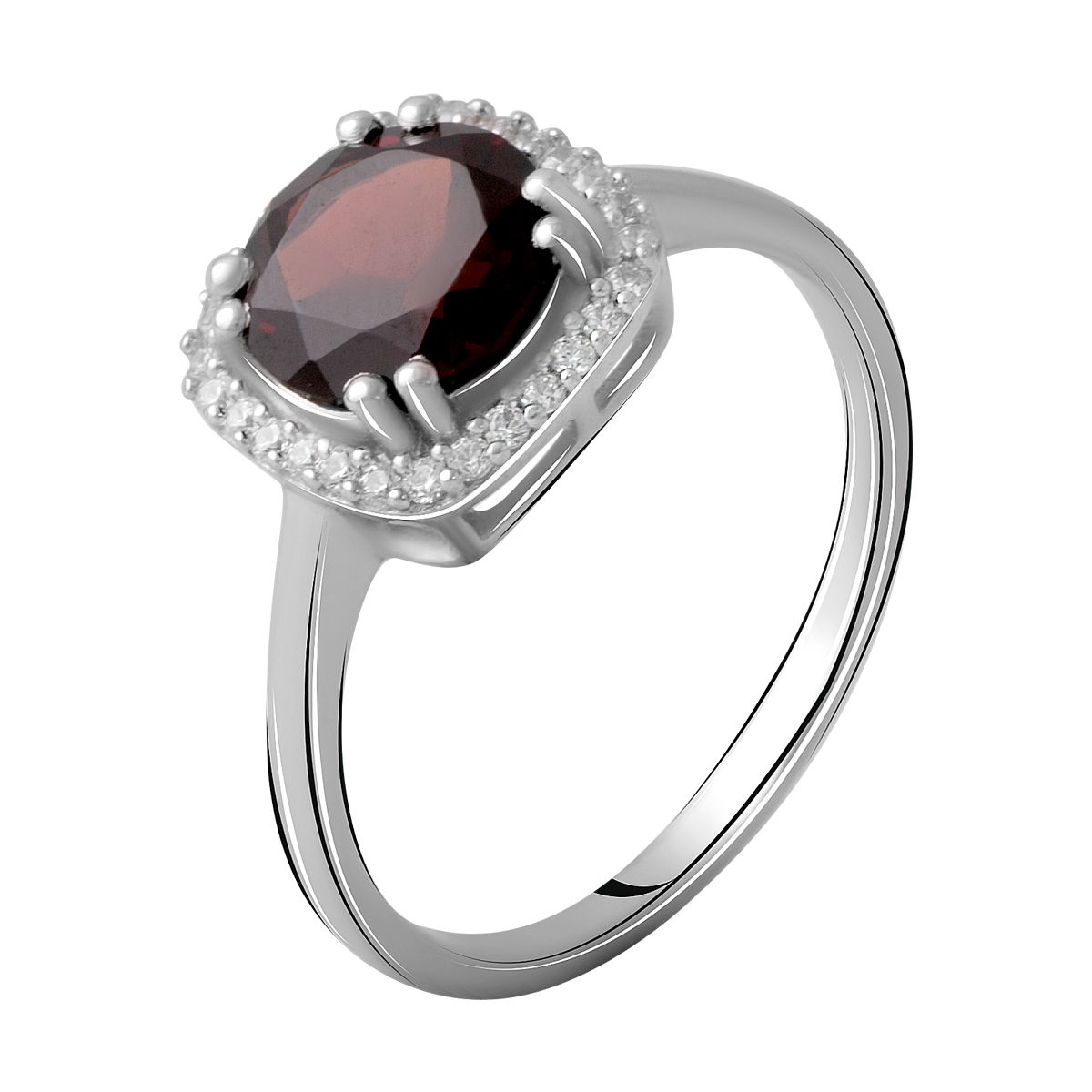 

Серебряное кольцо LAMIA с натуральным гранатом 2.283ct 17 размер