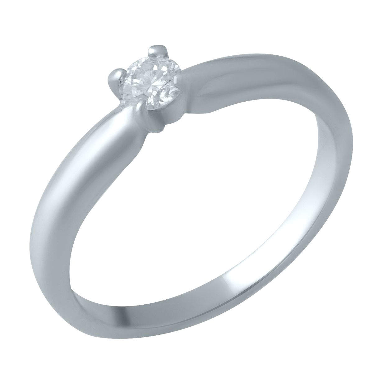

Золотое кольцо LAMIA с натуральными бриллиантом 0.17ct 16.5 размер