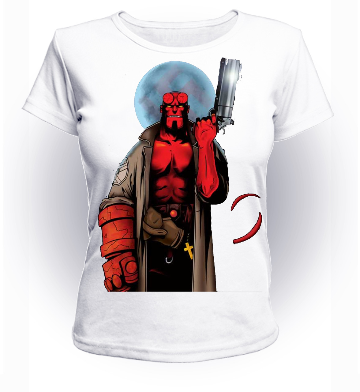 

Футболка GeekLand Хеллбой Hellboy moon HL.01.008 (FU21HL.01.008/girl-86)