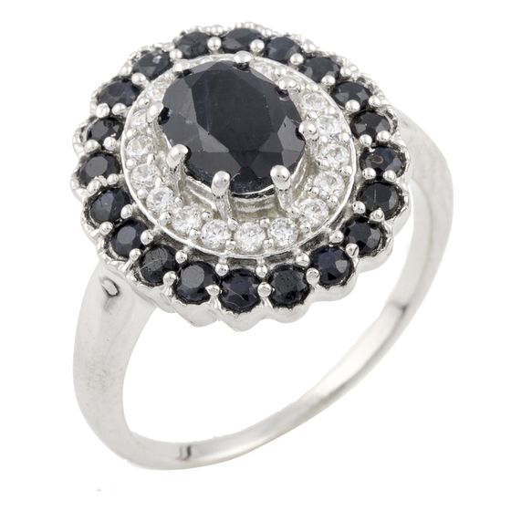 

Серебряное кольцо LAMIA с натуральным сапфиром 3.035ct 17 размер