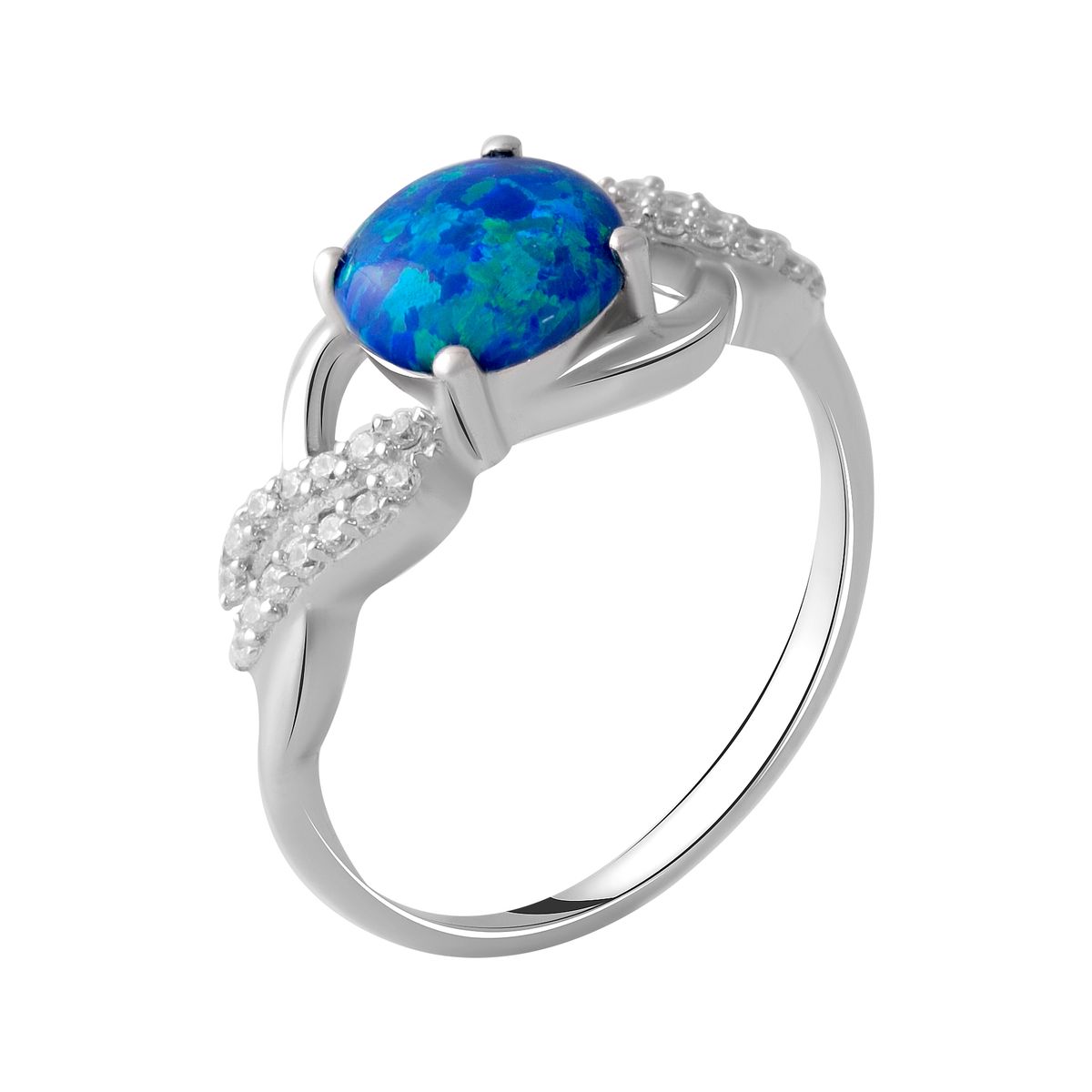 

Серебряное кольцо LAMIA с опалом 1.096ct 18.5 размер