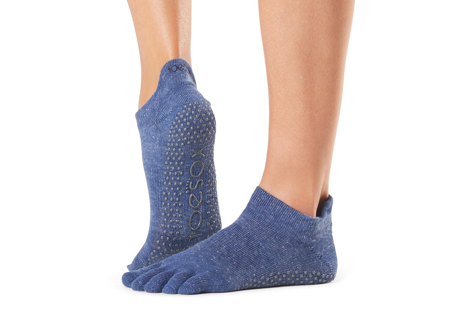 

Носки для йоги ToeSox Full Toe Low Rise Grip Navy М (39-42.5)