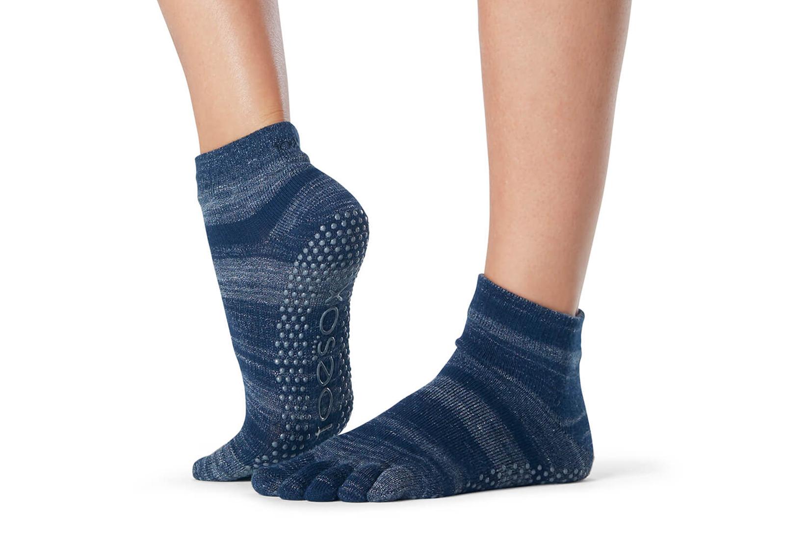 

Носки для йоги ToeSox Full Toe Ankle Grip Nebula M (39-42.5)