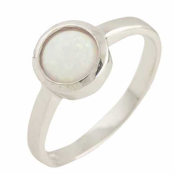 

Серебряное кольцо LAMIA с опалом 0.438ct 16.5 размер