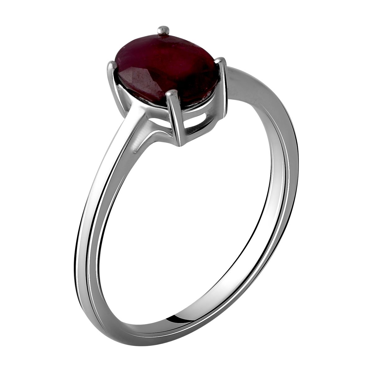 

Серебряное кольцо LAMIA с натуральным рубином 1.756ct 18 размер