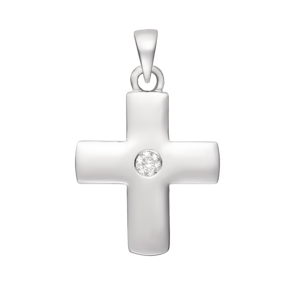 

Золотая подвеска LAMIA пробы с натуральными бриллиантом 0.06ct