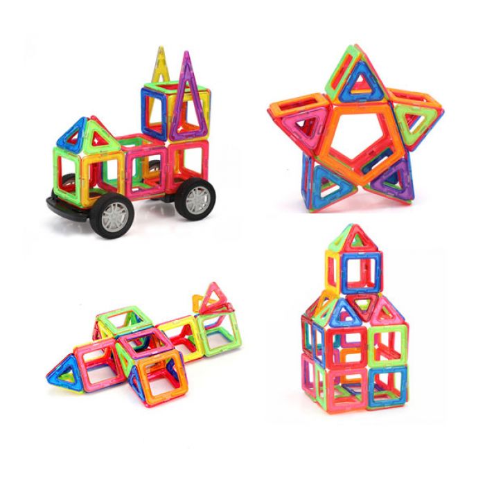 

Конструктор магнитный детский (46 деталей) Magnetic Blocks