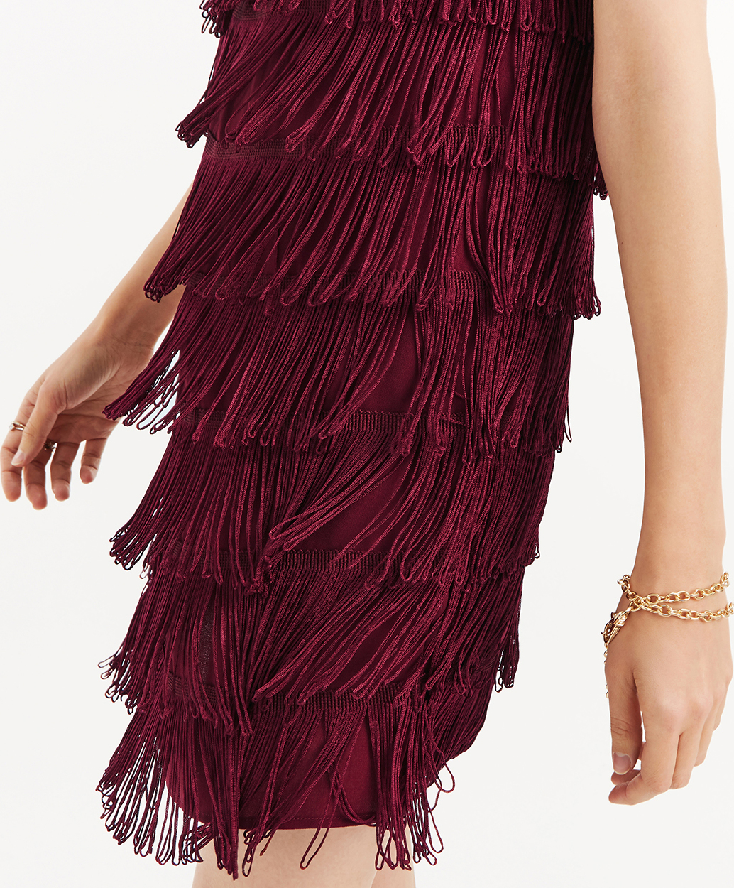 Oasis lace best sale and fringe dress