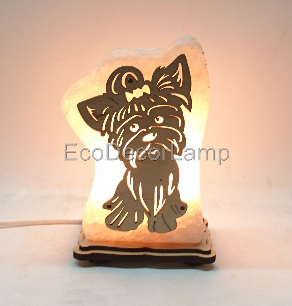

Соляная лампа EcoDecorLamp Собачка маленькая