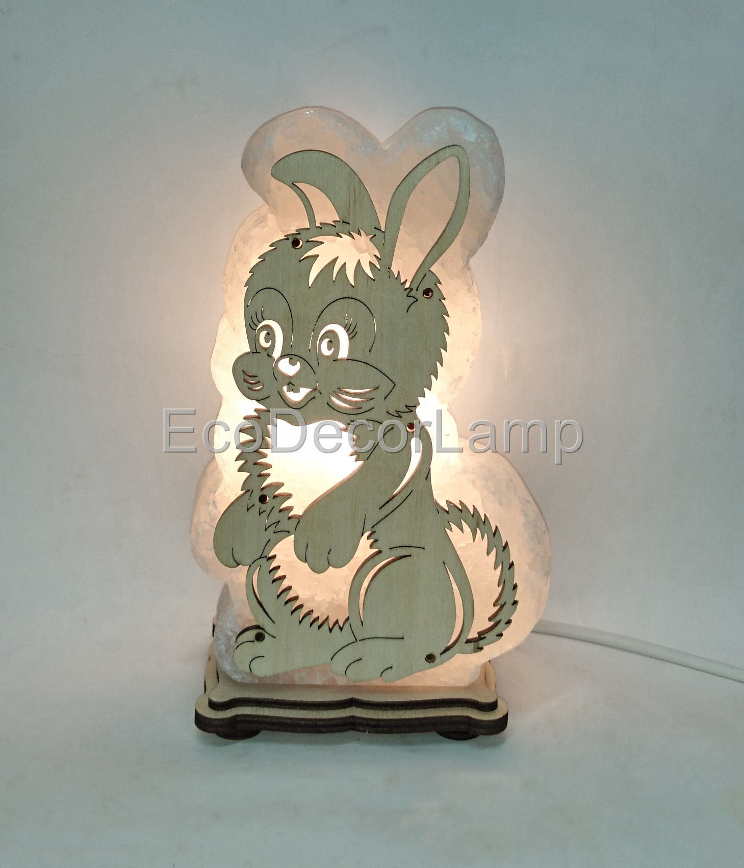 

Соляной светильник EcoDecorLamp Заяц М