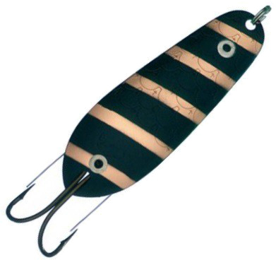 

Блесна Kuusamo Rasenen Weedless 70/10 BL-C 10 г Черно-бежевая (40210021)