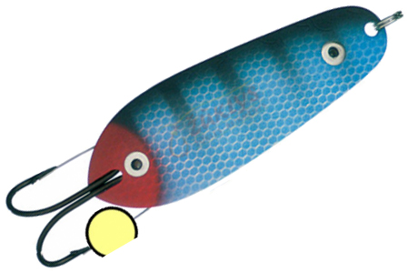 

Блесна Kuusamo Rasenen Weedless 70/10 BLU 10 г Красно-Синяя (40210022)