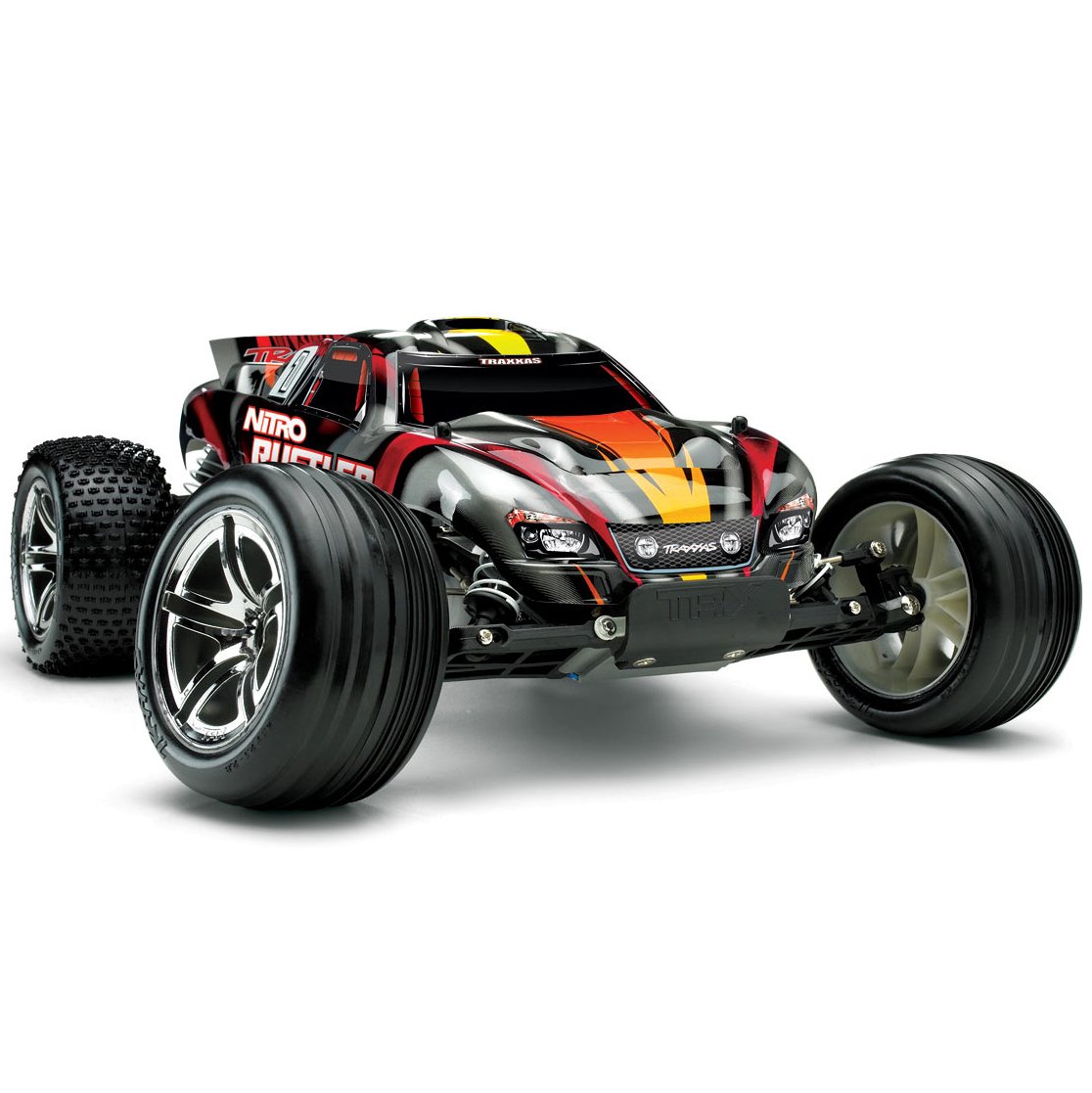

Машинка на радиоуправлении Traxxas Rustler 2.5 Nitro 1:10 2WD RTR (44096-3 SR)