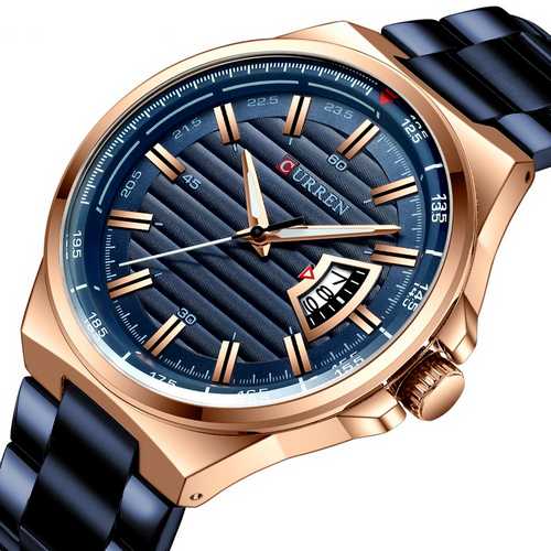 

Мужские наручные часы Curren 8375 Blue-Cuprum