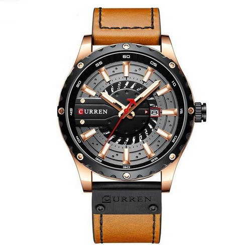 

Мужские наручные часы Curren 8374 Brown-Cuprum-Black