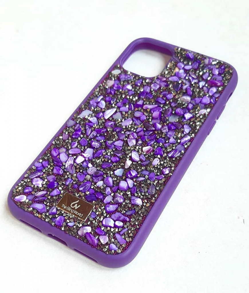 

Чехол CaseFashion diamonds (TPU) для iPhone 11 Pro Max purple