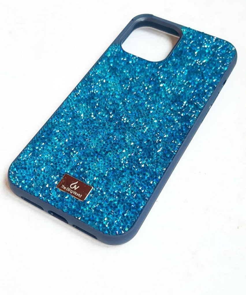 

Чехол CaseFashion diamonds (TPU) для iPhone 12 Pro Max marine blue