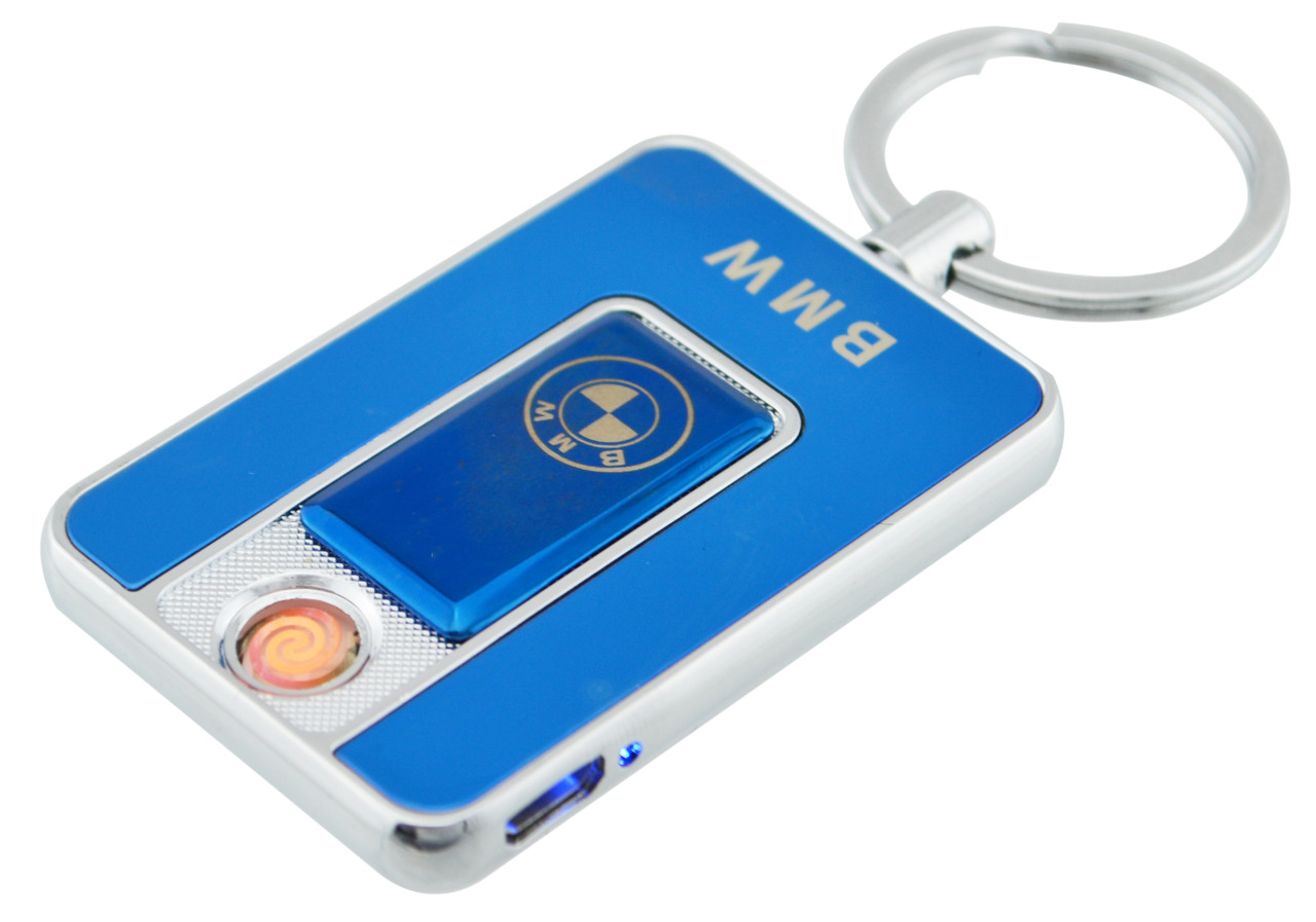 

Спиральная электрическая USB зажигалка UKC 811 BMW Blue