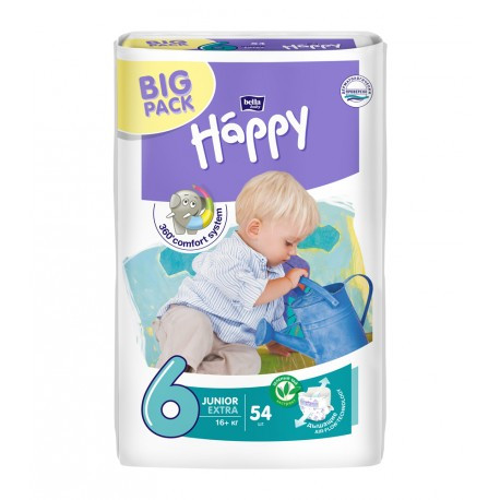 

Подгузники Bella Baby Happy Junior Extra 6 54шт (5900516601157)