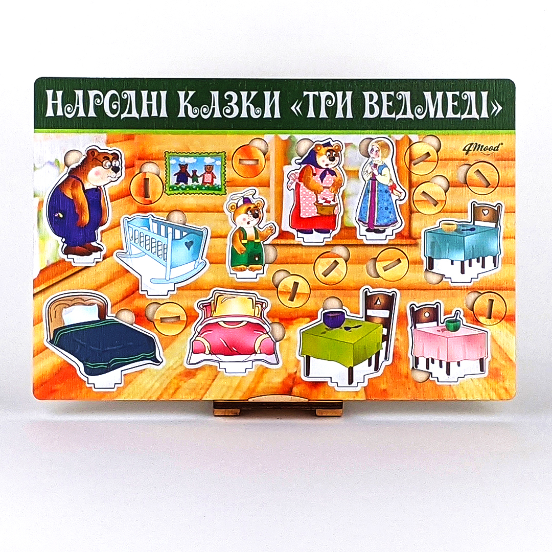 

Пазл Народная Сказка Три Медведя 360х240х8 мм 4mood