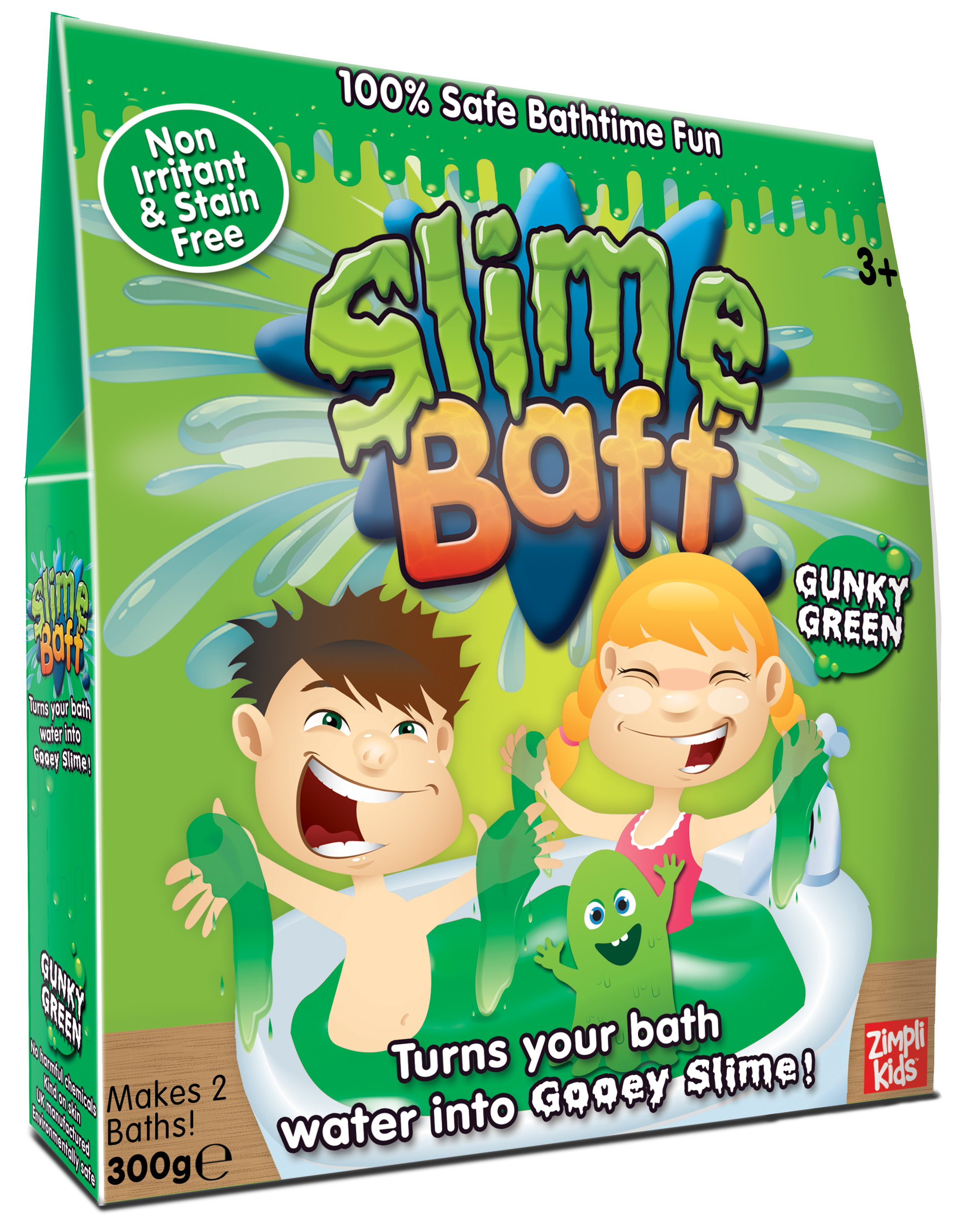 

Слизь для Ванны Zimpli Kids Зеленый 300 г 2 шт (5161) (813974020178)