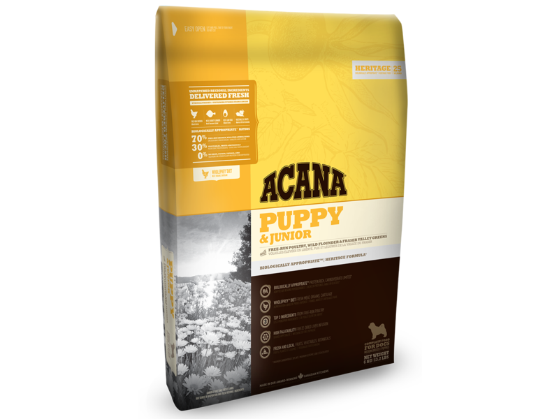 

Сухой корм для собак Acana Puppy & Junior 11,4 кг