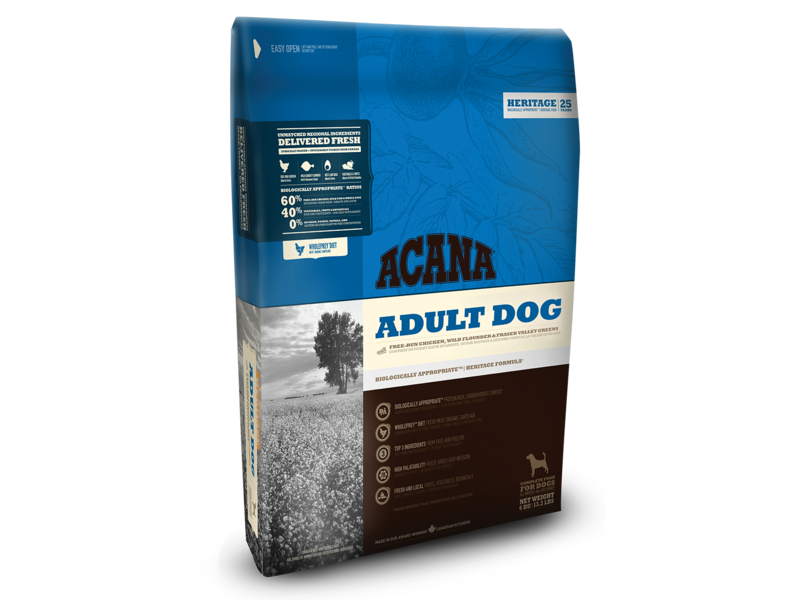 

Сухой корм для собак Acana Adult Dog 17 кг